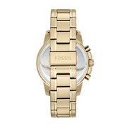  Shop Authentic Fossil Dean Chronograph Champagne Dial Gold Steel Strap Watch for Men - FS4867 - Luxxuri