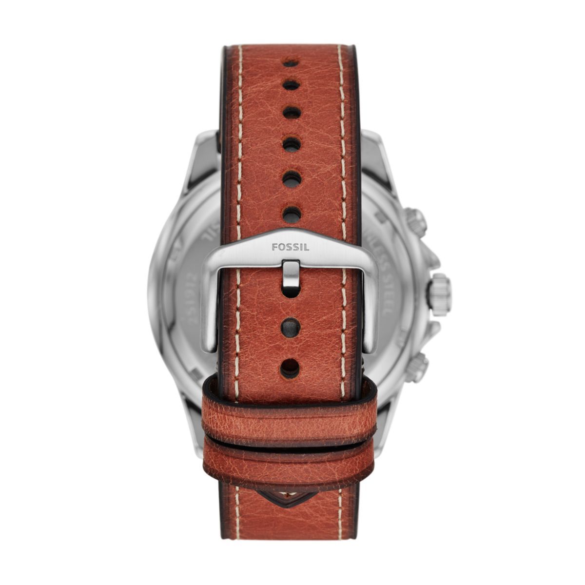  Shop Authentic Fossil Dillinger Luggage Chronograph Blue Dial Brown Leather Strap Watch for Men - FS5675 - Luxxuri