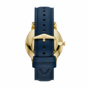  Shop Authentic Fossil Neutra Chronograph Blue Dial Blue Leather Strap Watch for Men - FS5790 - Luxxuri