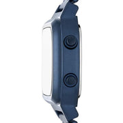  Shop Authentic Fossil Retro Analog-Digital Black Dial Blue Steel Strap Watch for Men - FS5896 - Luxxuri