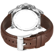  Shop Authentic Fossil Grant Chronograph White Dial Brown Leather Strap Watch for Men - FS4735 - Luxxuri