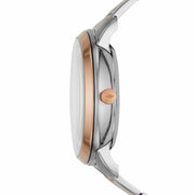  Shop Authentic Fossil Neutra Automatic Skeleton White Dial Two Tone Steel Strap Watch for Men - ME3196 - Luxxuri