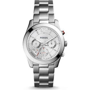  Shop Authentic Fossil Boyfriend Multifunction Silver Dial Silver Steel Strap Watch for Women - ES3883 - Luxxuri