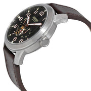  Shop Authentic Fossil Pilot 54 Automatic Black Dial Brown Leather Strap Watch for Men - ME3118 - Luxxuri