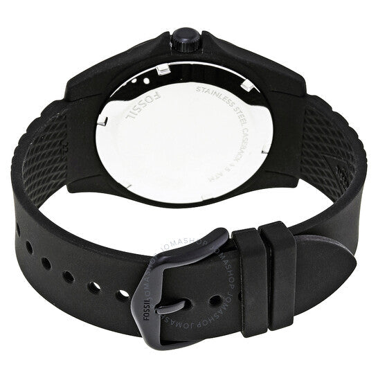  Shop Authentic Fossil Popstastic Sport Black Dial Black Rubber Strap Watch for Men - FS5222 - Luxxuri
