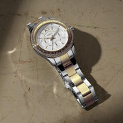  Shop Authentic Fossil Stella Sport Multifunction Silver Dial Two Tone Steel Strap Watch for Women - ES5107 - Luxxuri