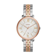  Shop Authentic Fossil Jacqueline White Dial Two Tone Steel Strap Watch for Women - ES3844 - Luxxuri