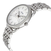  Shop Authentic Fossil Jacqueline Multi-Function Mother of Pearl Dial Silver Steel Strap Watch for Women - ES3755 - Luxxuri