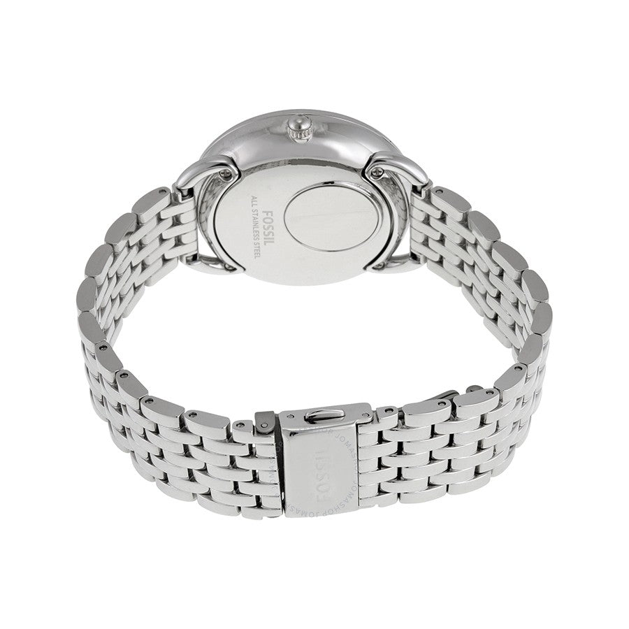  Shop Authentic Fossil Tailor Silver Dial Silver Steel Strap Watch for Women - ES3712 - Luxxuri