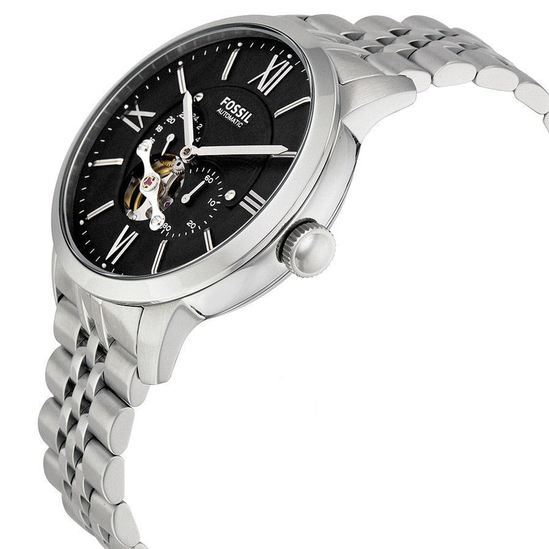  Shop Authentic Fossil Townsman Black Dial Silver Steel Strap Watch for Men - ME3107 - Luxxuri