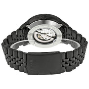  Shop Authentic Fossil Townsman Multi Function Mechanical Black Dial Black Steel Strap Watch for Men - ME3062 - Luxxuri