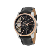  Shop Authentic Fossil Twist Multi-Function Chronograph Black Dial Black Leather Strap Watch for Men - ME1099 - Luxxuri