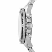  Shop Authentic Fossil FB-03 Chronograph Black Dial Silver Steel Strap Watch for Men - FS5725 - Luxxuri