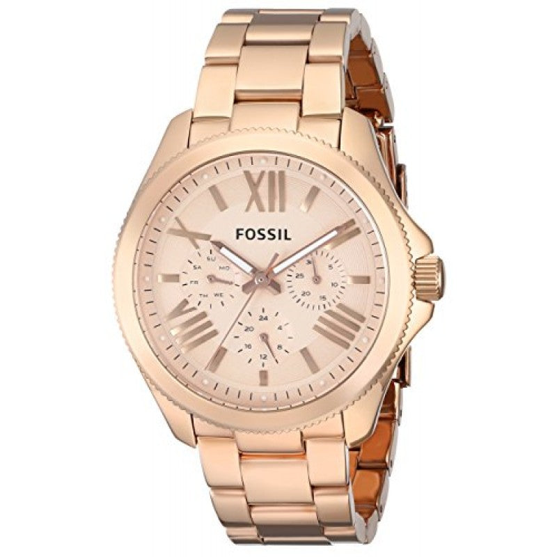 Shop Authentic Fossil Cecile Rose Gold Dial Rose Gold Steel Strap Watch for Women - AM4511 - Luxxuri