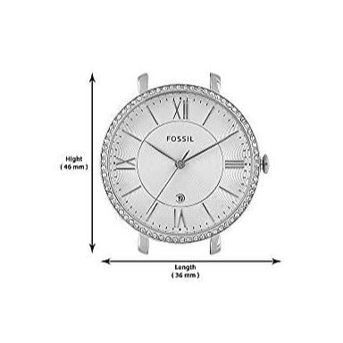  Shop Authentic Fossil Jacqueline White Dial Silver Steel Strap Watch for Women - ES3545 - Luxxuri