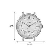 Shop Authentic Fossil Jacqueline White Dial Silver Steel Strap Watch for Women - ES3545 - Luxxuri
