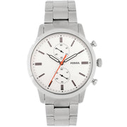  Shop Authentic Fossil Townsman White Dial Silver Steel Strap Watch for Men - FS5346 - Luxxuri