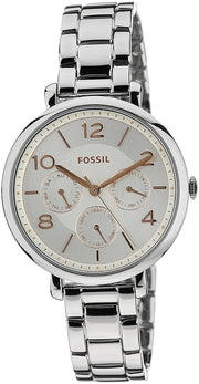  Shop Authentic Fossil Jacqueline Multifunction White Dial Silver Steel Strap Watch for Women - ES3738 - Luxxuri