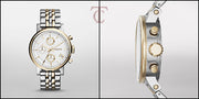  Shop Authentic Fossil Original Boyfriend Analog White Dial Two Tone Steel Strap Watch for Women - ES3746 - Luxxuri