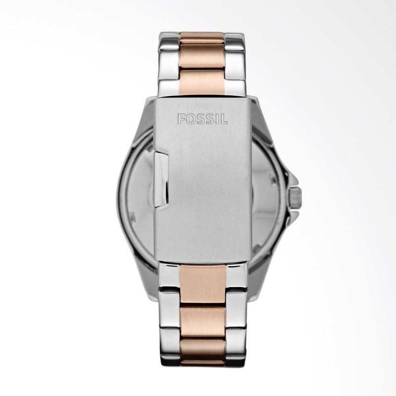  Shop Authentic Fossil Riley Multifunction Rose Gold Dial Two Tone Steel Strap Watch for Women - ES4145 - Luxxuri
