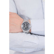  Shop Authentic Fossil Goodwin Chronograph Black Dial Silver Steel Strap Watch for Men - FS5412 - Luxxuri