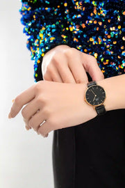  Shop Authentic Daniel Wellington Classic Petite Reading Black Dial Black Leather Strap Watch For Women - DW00100167 - Luxxuri