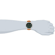  Shop Authentic Fossil Grant Chronograph Green Dial Brown Leather Strap Watch for Men - FS4918 - Luxxuri