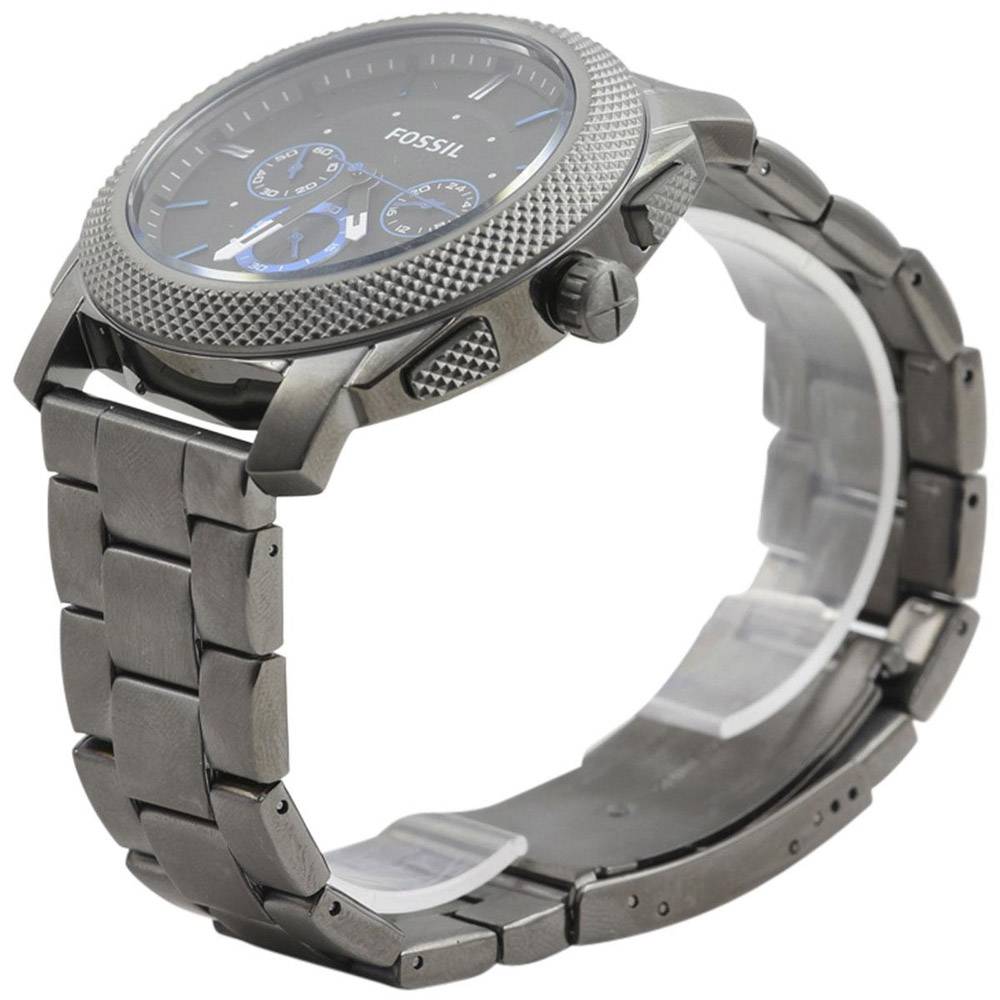  Shop Authentic Fossil Machine Chronograph Brown Dial Grey Steel Strap Watch for Men - FS4931 - Luxxuri