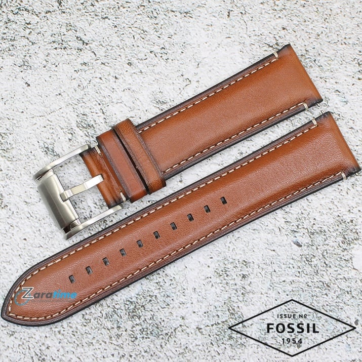  Shop Authentic Fossil Grant Chronograph Blue Dial Brown Leather Strap Watch for Men - FS5184 - Luxxuri