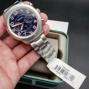  Shop Authentic Fossil Pilot 54 Chronograph Navy Blue Dial Silver Steel Strap Watch for Men - FS5203 - Luxxuri