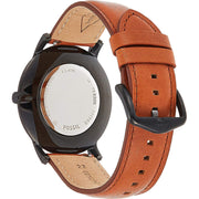 Shop Authentic Fossil The Minimalist Black Dial Brown Leather Strap Watch for Men - FS5305 - Luxxuri