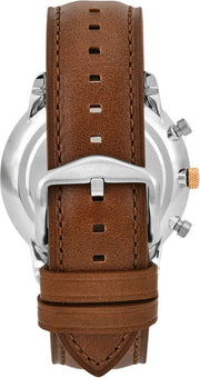  Shop Authentic Fossil Neutra Chronograph Black Dial Brown Leather Strap Watch for Men - FS5408 - Luxxuri