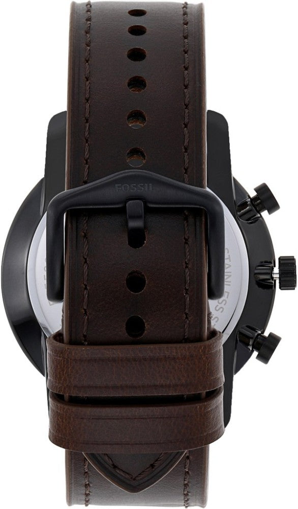  Shop Authentic Fossil Goodwin Chronograph Brown Dial Brown Leather Strap Watch for Men - FS5529 - Luxxuri