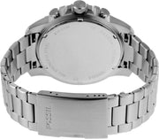  Shop Authentic Fossil Bowman Chronograph Blue Dial Silver Steel Strap Watch for Men - FS5604 - Luxxuri