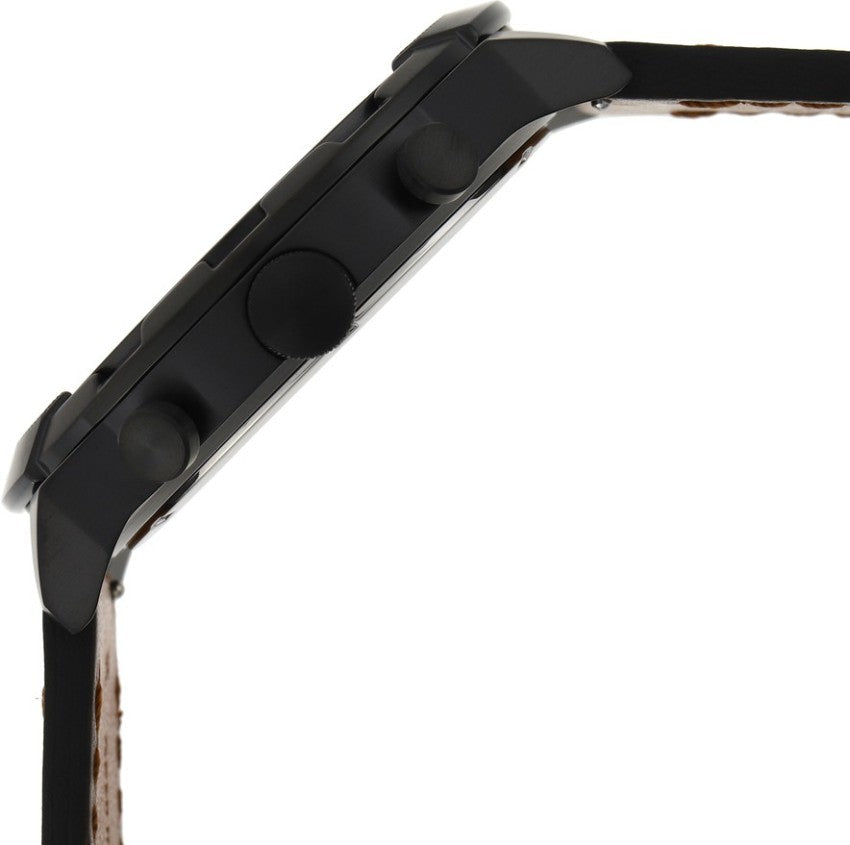  Shop Authentic Fossil Bronson Black Dial Brown Leather Strap Watch for Men - FS5714 - Luxxuri