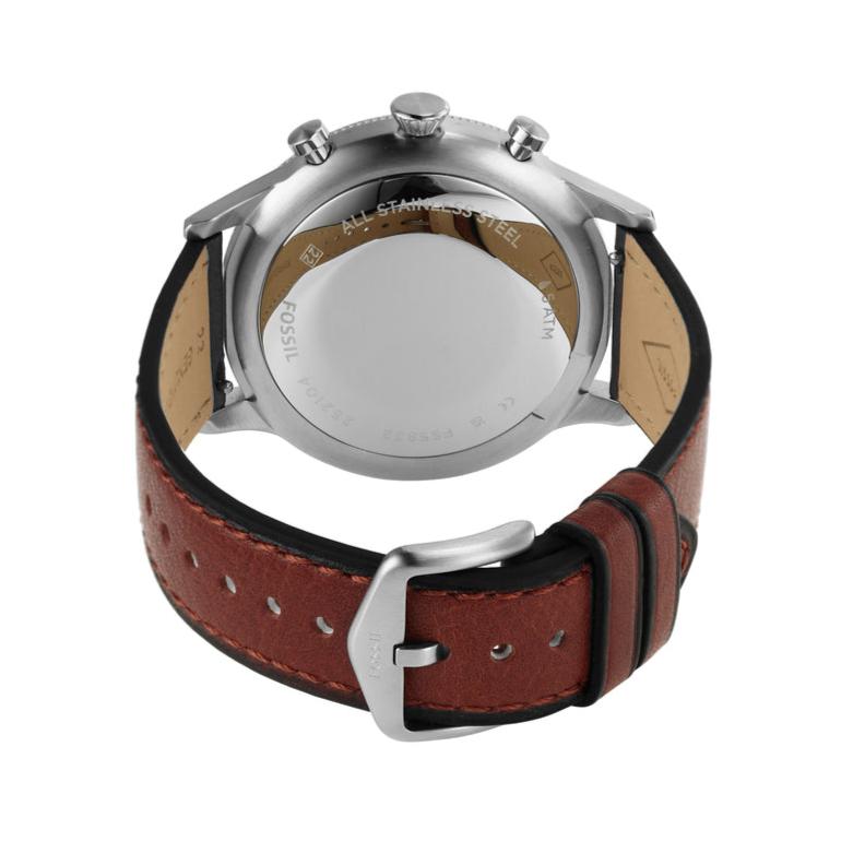  Shop Authentic Fossil Retro Pilot Chronograph Blue Dial Brown Leather Strap Watch for Men - FS5832 - Luxxuri
