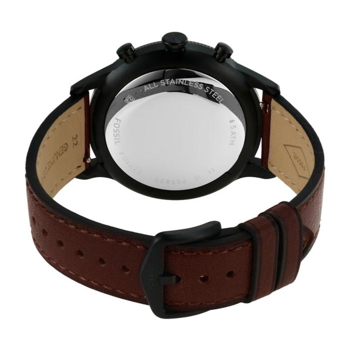  Shop Authentic Fossil Retro Pilot Chronograph Brown Dial Brown Leather Strap Watch for Men - FS5833 - Luxxuri