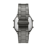  Shop Authentic Fossil Retro Digital Black Dial Black Steel Strap Watch for Men - FS5846 - Luxxuri