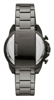  Shop Authentic Fossil Bronson Chronograph Black Dial Grey Steel Strap Watch for Men - FS5852 - Luxxuri