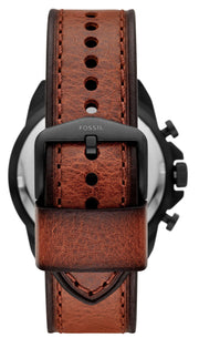  Shop Authentic Fossil Bronson Chronograph Black Dial Brown Leather Strap Watch for Men - FS5856 - Luxxuri