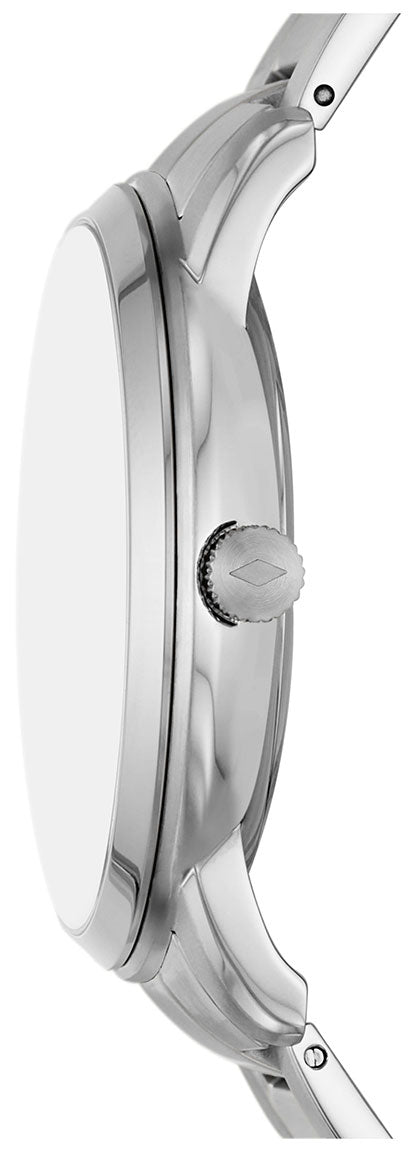  Shop Authentic Fossil Neutra Minimalist Moonphase Blue Dial Silver Steel Strap Watch for Men - FS5907 - Luxxuri