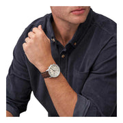  Shop Authentic Fossil Neutra Chronograph White Dial Brown Leather Strap Watch for Men - FS6022 - Luxxuri