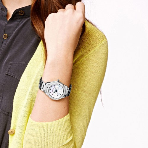  Shop Authentic Fossil Stella Silver Dial Silver Steel Strap Watch for Women - ES3588 - Luxxuri