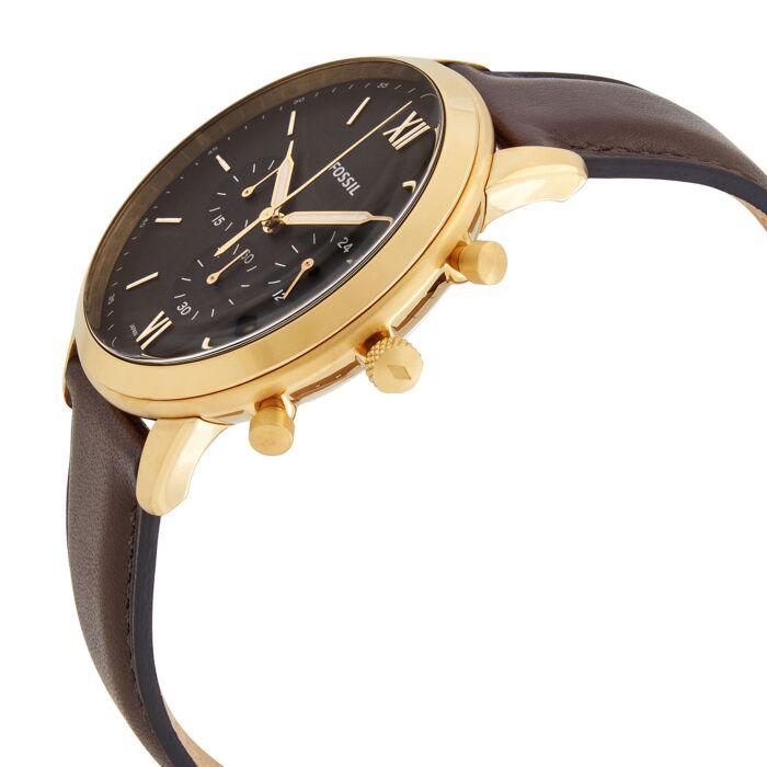  Shop Authentic Fossil Neutra Chronograph Brown Dial Brown Leather Strap Watch for Men - FS5763 - Luxxuri