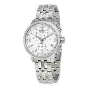  Shop Authentic Tissot PRC 200 Chronograph White Dial Silver Steel Strap Watch For Men - T055.417.11.017.00 - Luxxuri