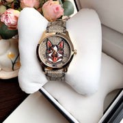  Shop Authentic Gucci G-Timeless Brown Dial Brown Leather Strap Unisex Watch - YA1264057 - Luxxuri