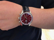  Shop Authentic Tag Heuer Carrera Automatic Chronograph Red Dial Black Leather Strap Watch for Men - CBK221G.FC6479 - Luxxuri