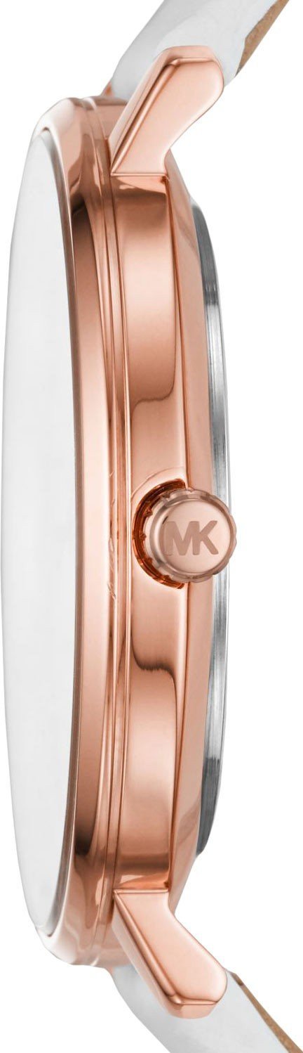  Shop Authentic Michael Kors Pyper Quartz White Dial White Leather Strap Watch For Women - MK2800 - Luxxuri
