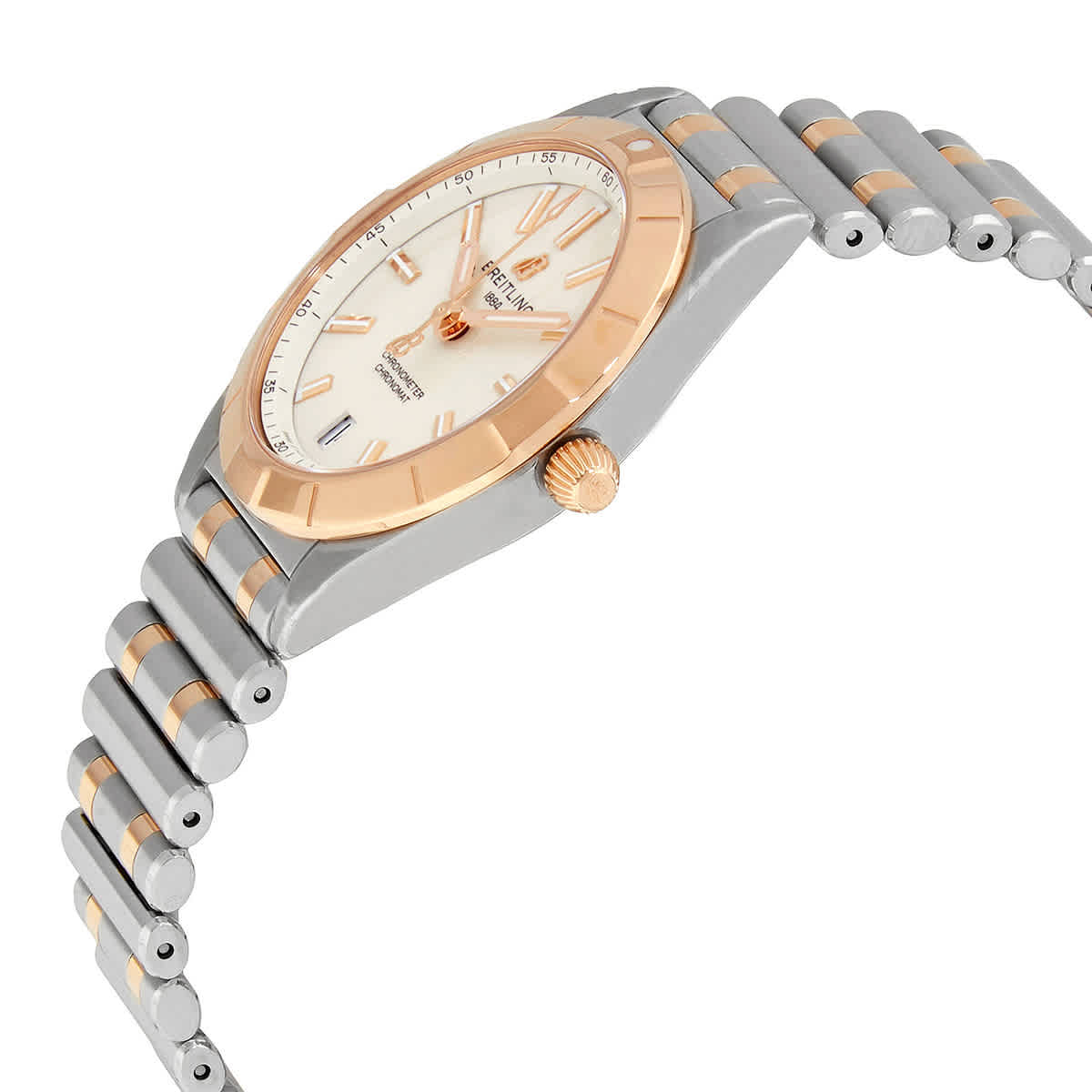  Shop Authentic Breitling Chronomat 32 White Dial Two Tone Steel Strap Watch for Women - U77310101A1U1 - Luxxuri