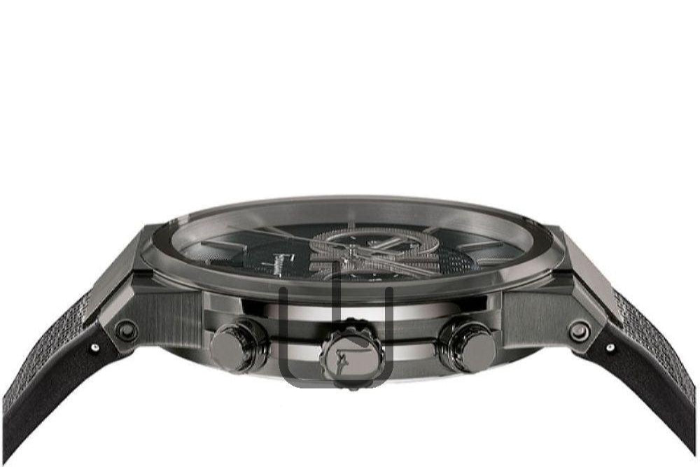  Shop Authentic Salvatore Ferragamo Sapphire Chrono Black Dial Black Rubber Strap Watch for Men - SFME00621 - Luxxuri